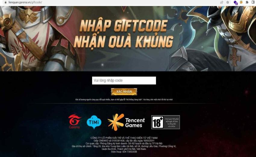 tang-giftcode-lien-quan-free-moi-cap-nhat